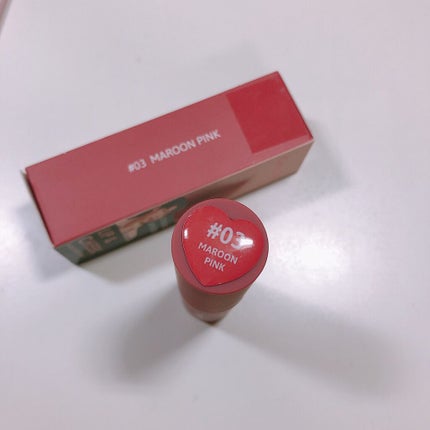 リップアンドチーク ヌードマットティント/CathyDoll/リップティントを使ったクチコミ(4枚目)