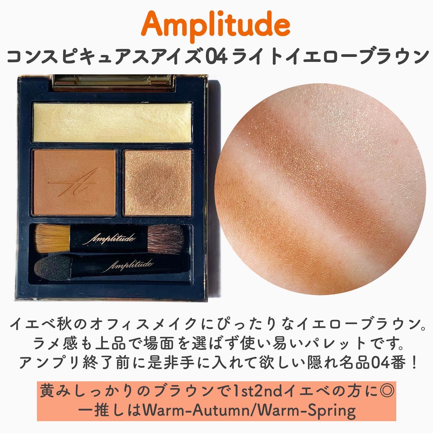 コンスピキュアス アイズ/Amplitude/アイシャドウパレットを使ったクチコミ（3枚目）