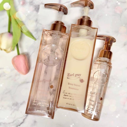 プルント ディープリペアペアセット アールグレイ N/Purunt./市販シャンプーを使ったクチコミ(7枚目)