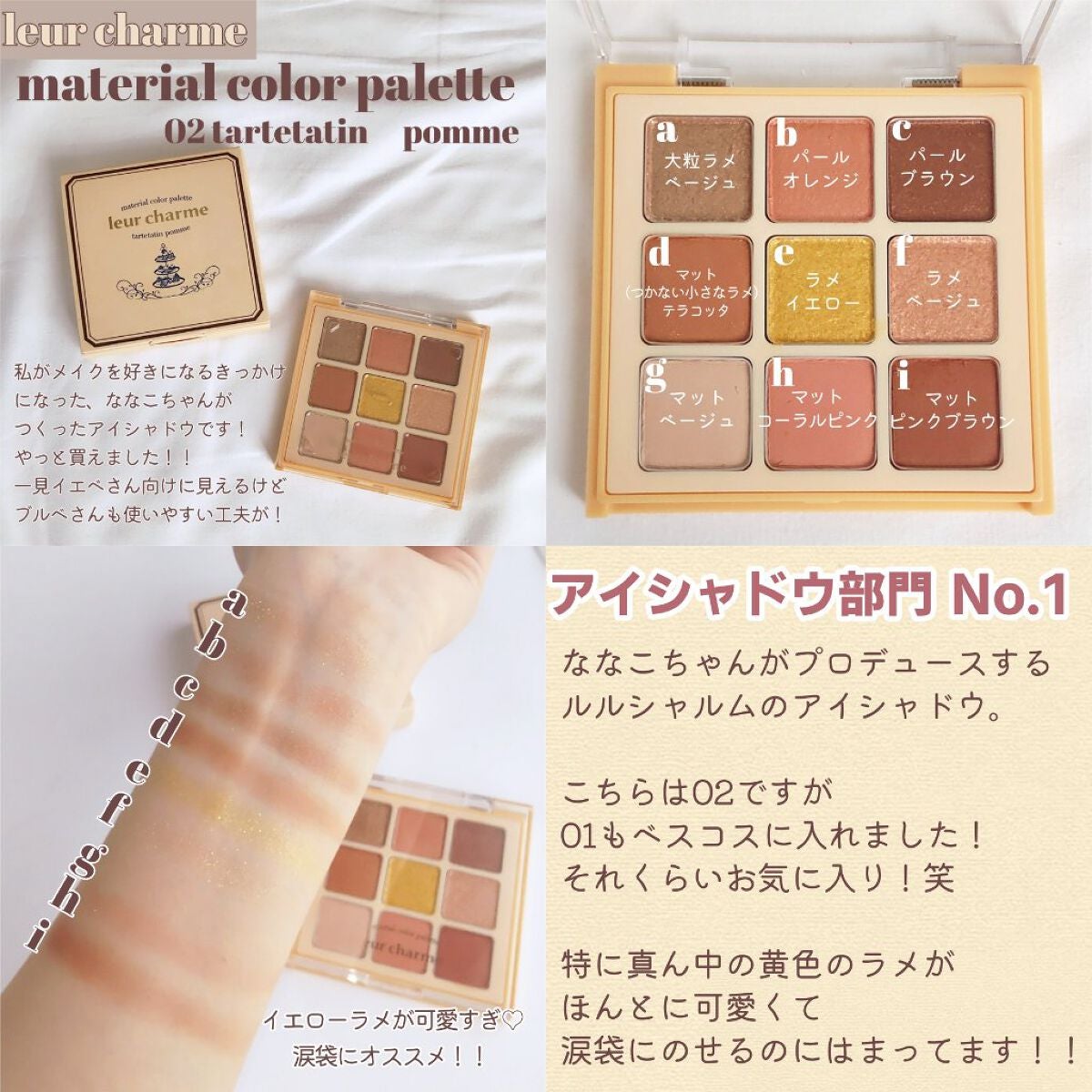 トーンアップアイシャドウ/CEZANNE/アイシャドウパレットを使ったクチコミ(2枚目)