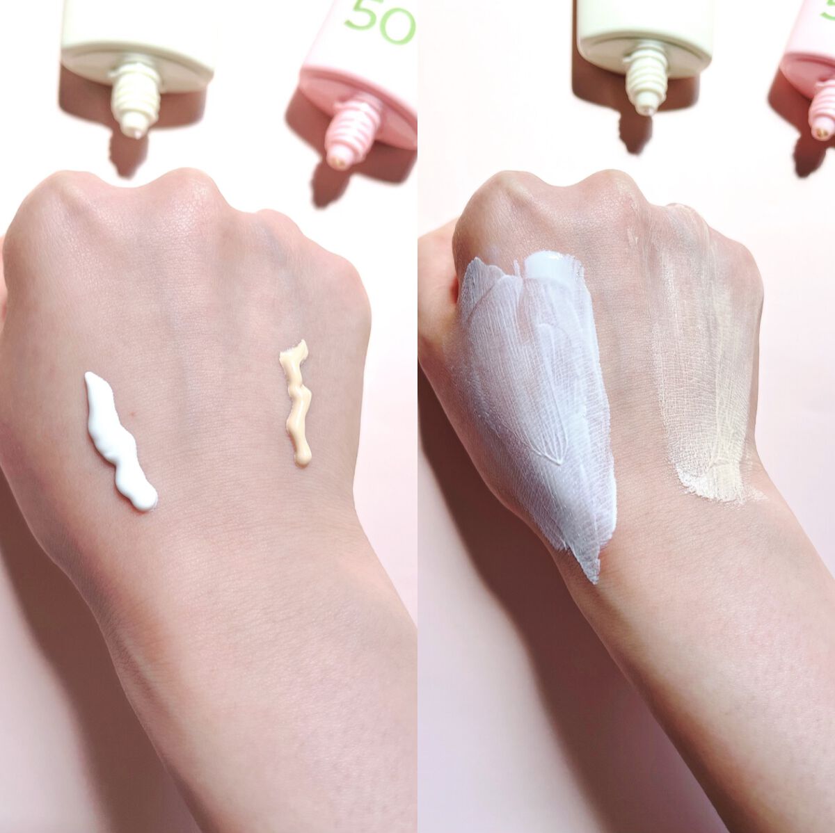 ファンデフリー サンクリーム モイスチャー/manyo/日焼け止めクリームを使ったクチコミ（2枚目）