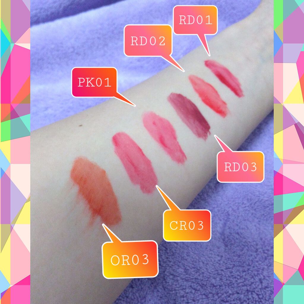 アピュー ウォーターライト ティント/A’pieu/リップティントを使ったクチコミ（3枚目）