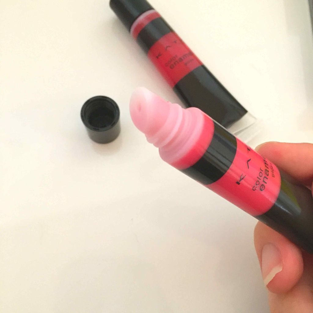 カラーエナメルグロス/KATE/リップグロスを使ったクチコミ(2枚目)