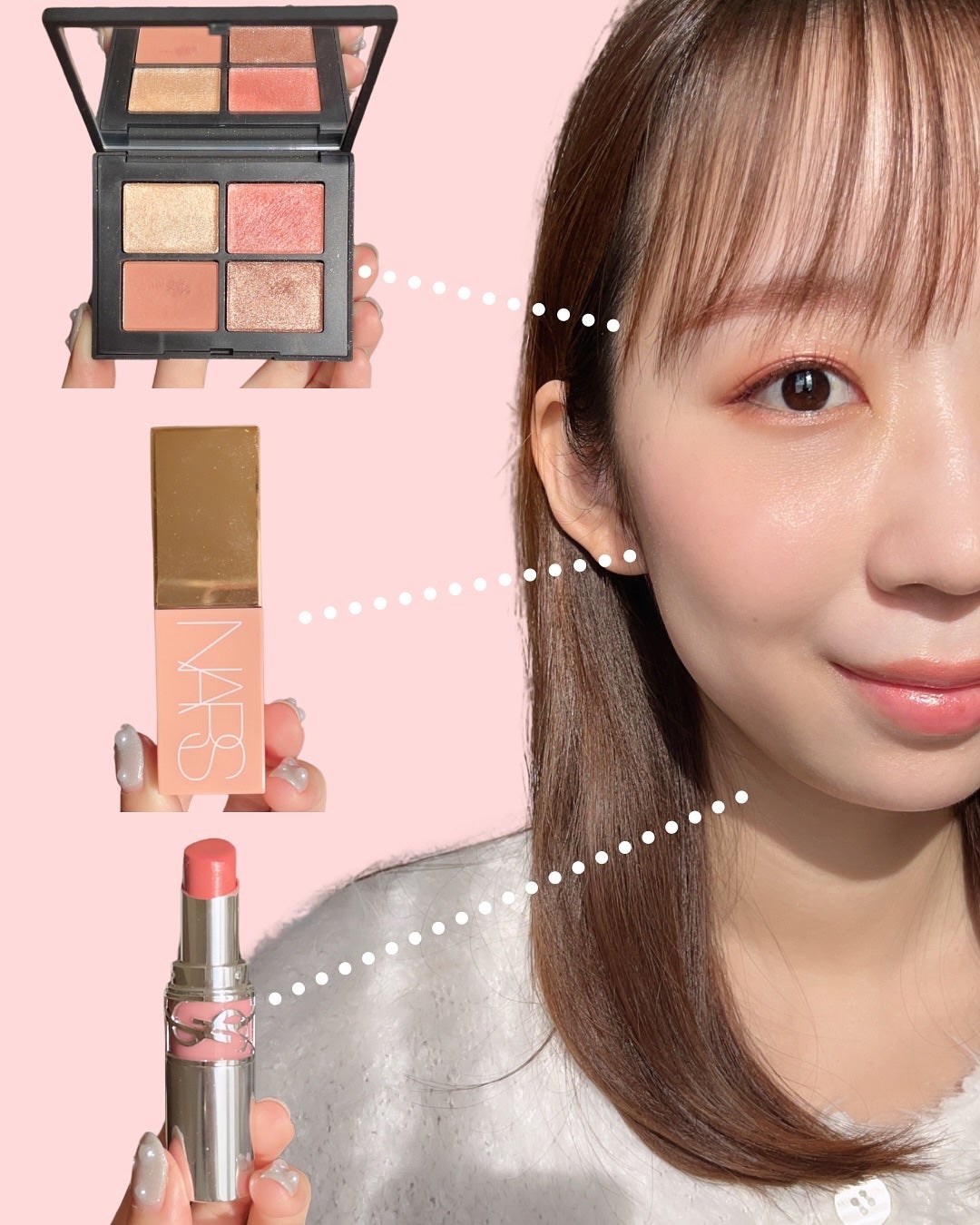 クワッドアイシャドー/NARS/アイシャドウパレットを使ったクチコミ(9枚目)
