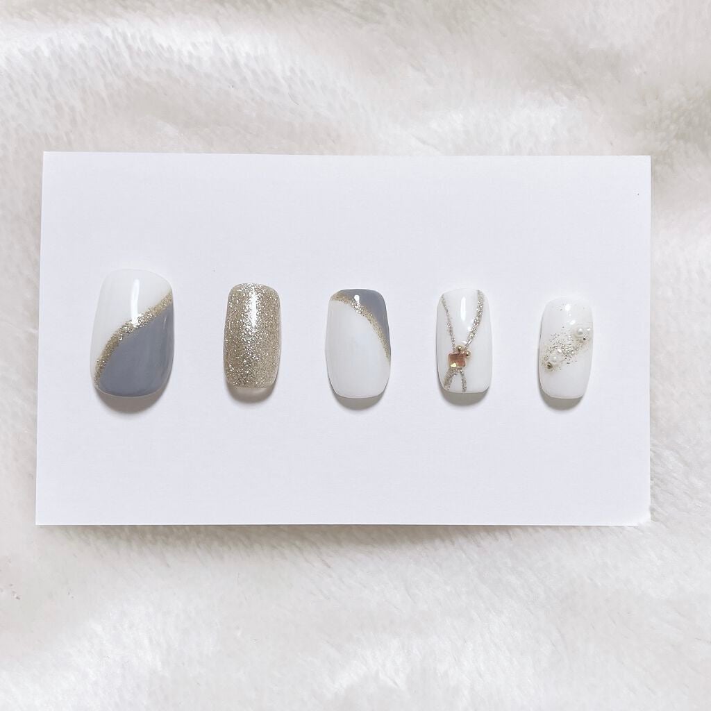 ジェルネイル(ライト対応)/セリア/ジェルネイルを使ったクチコミ(2枚目)