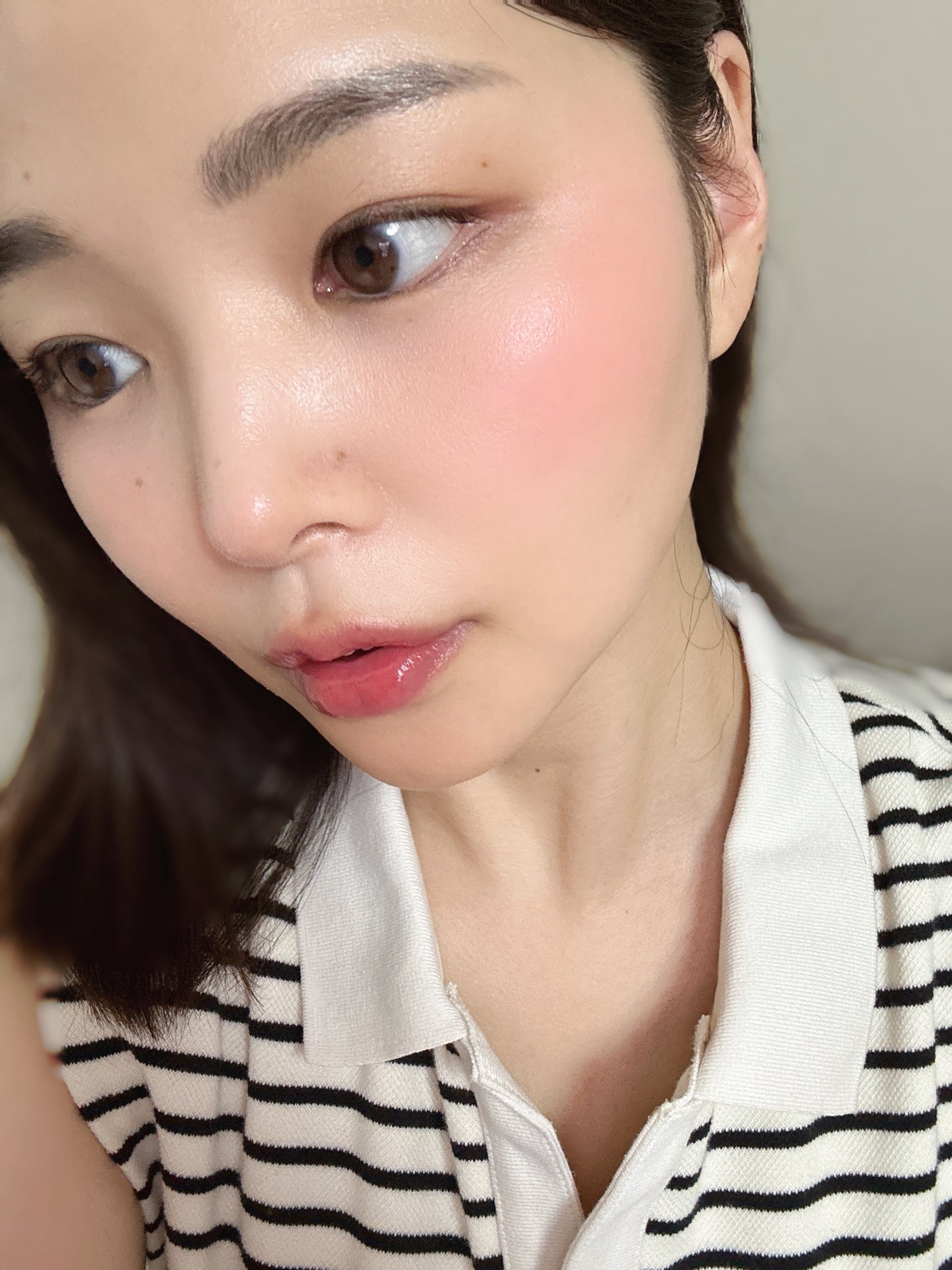 ペタルドロップリキッドブラッシャー/DEAR DAHLIA/リキッドチークを使ったクチコミ(7枚目)