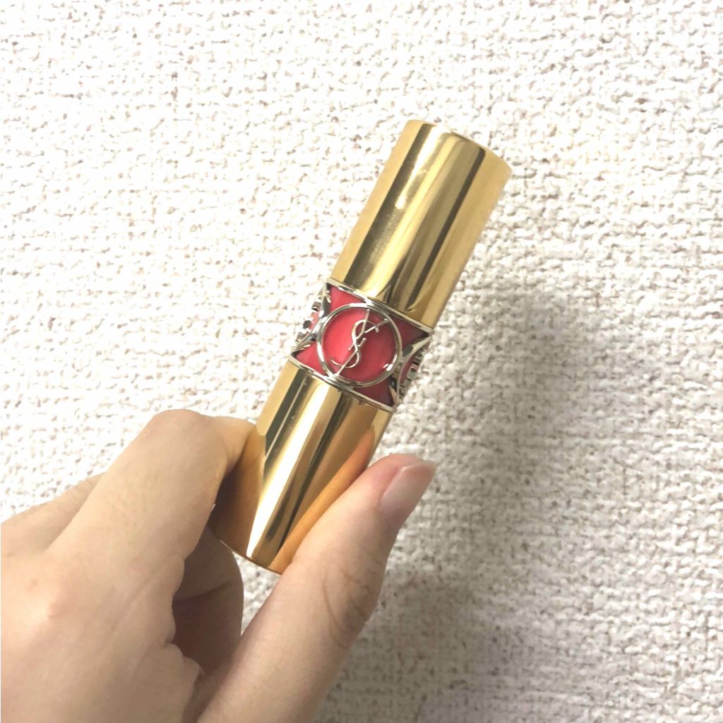 ルージュ ヴォリュプテ シャイン/YVES SAINT LAURENT BEAUTE/口紅を使ったクチコミ（1枚目）
