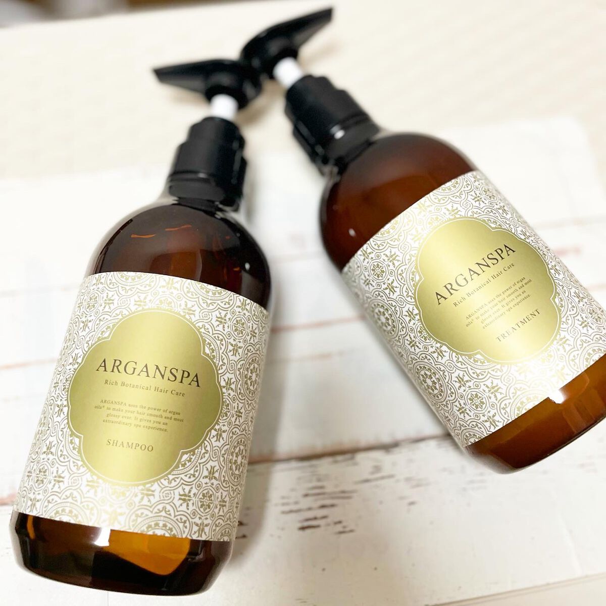 ARGANSPA  シャンプー&トリートメント/ARGANSPA/サロンシャンプーを使ったクチコミ（1枚目）