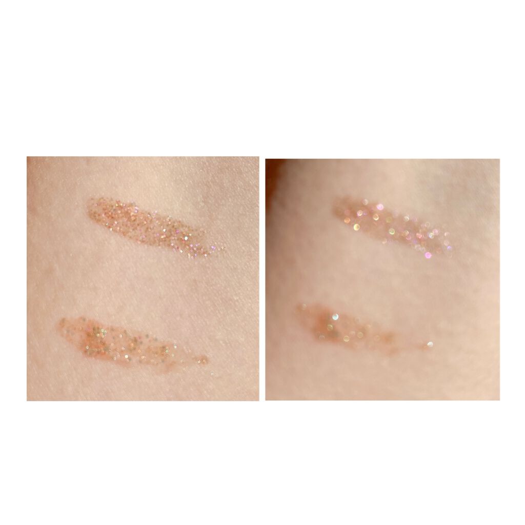 リキッド グリッター シャドウ/rom&nd/グリッターを使ったクチコミ(2枚目)