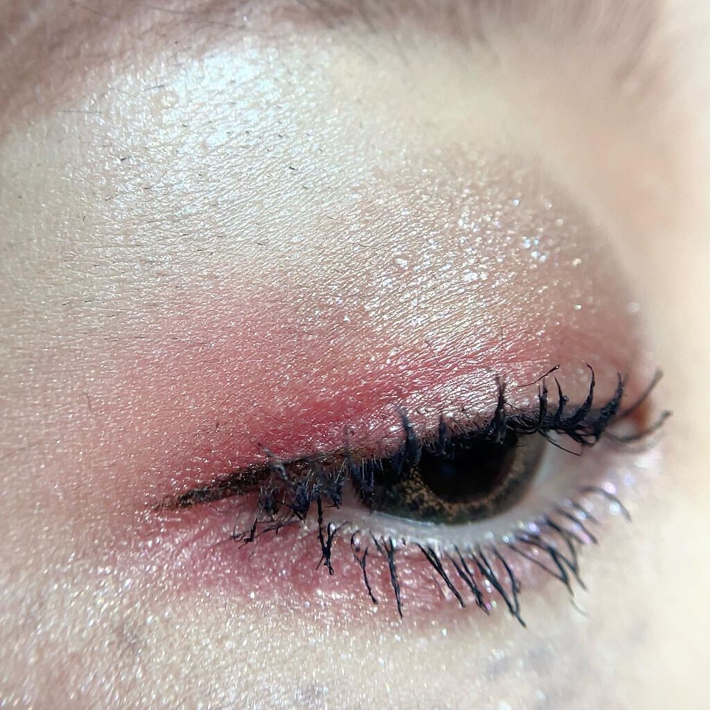 プレスド アイシャドー（レフィル） P ミディアムピンク 148/shu uemura/単色アイシャドウを使ったクチコミ（3枚目）