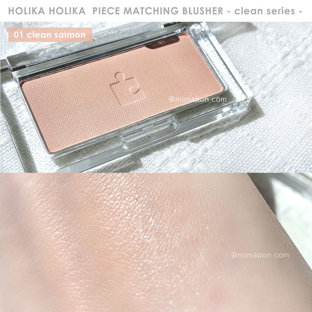 HOLIKA HOLIKA ピースマッチングチークのクチコミ「ふわっと淡色チーク☁️

#韓国コスメ ホリカホリカ
ピースマッチングチーク
クリーンシリ.....」（3枚目）