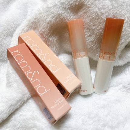 グラスティングメルティングバーム/rom&nd/リップバームを使ったクチコミ(5枚目)