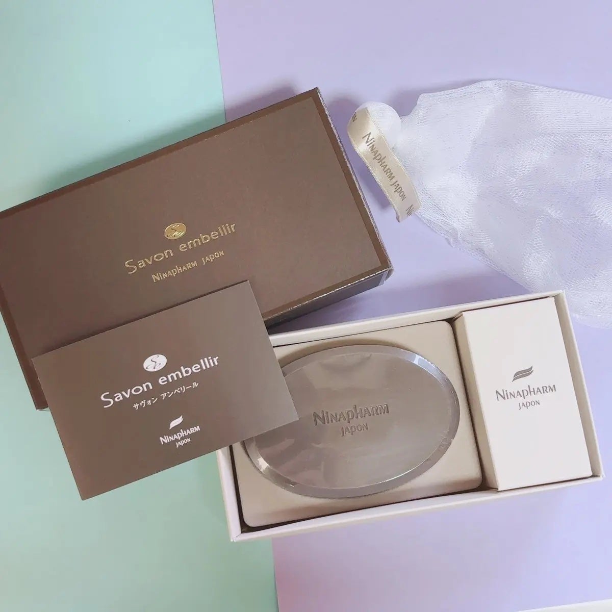 サヴォン アンベリール/ニナファームジャポン/洗顔石鹸を使ったクチコミ(1枚目)