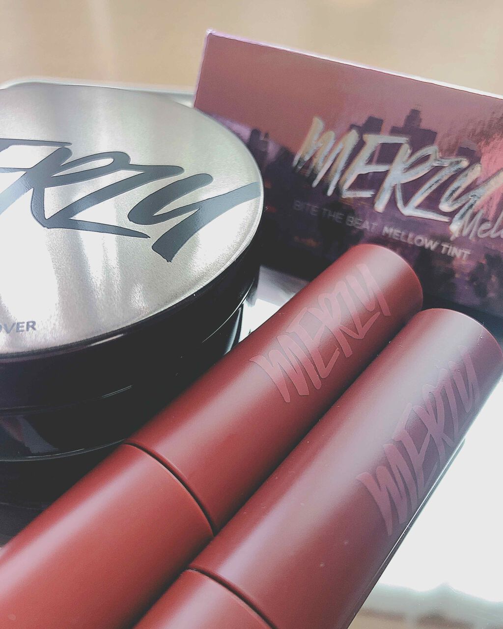 バイト ザ ビート メロウ ティント/MERZY/リップティントを使ったクチコミ(1枚目)