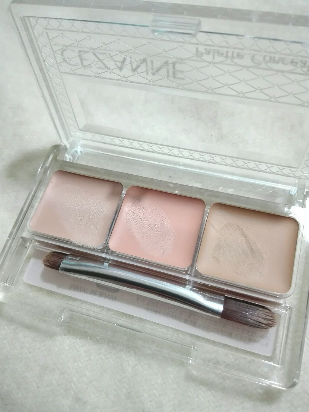 パレットコンシーラー/CEZANNE/パレットコンシーラーを使ったクチコミ(2枚目)