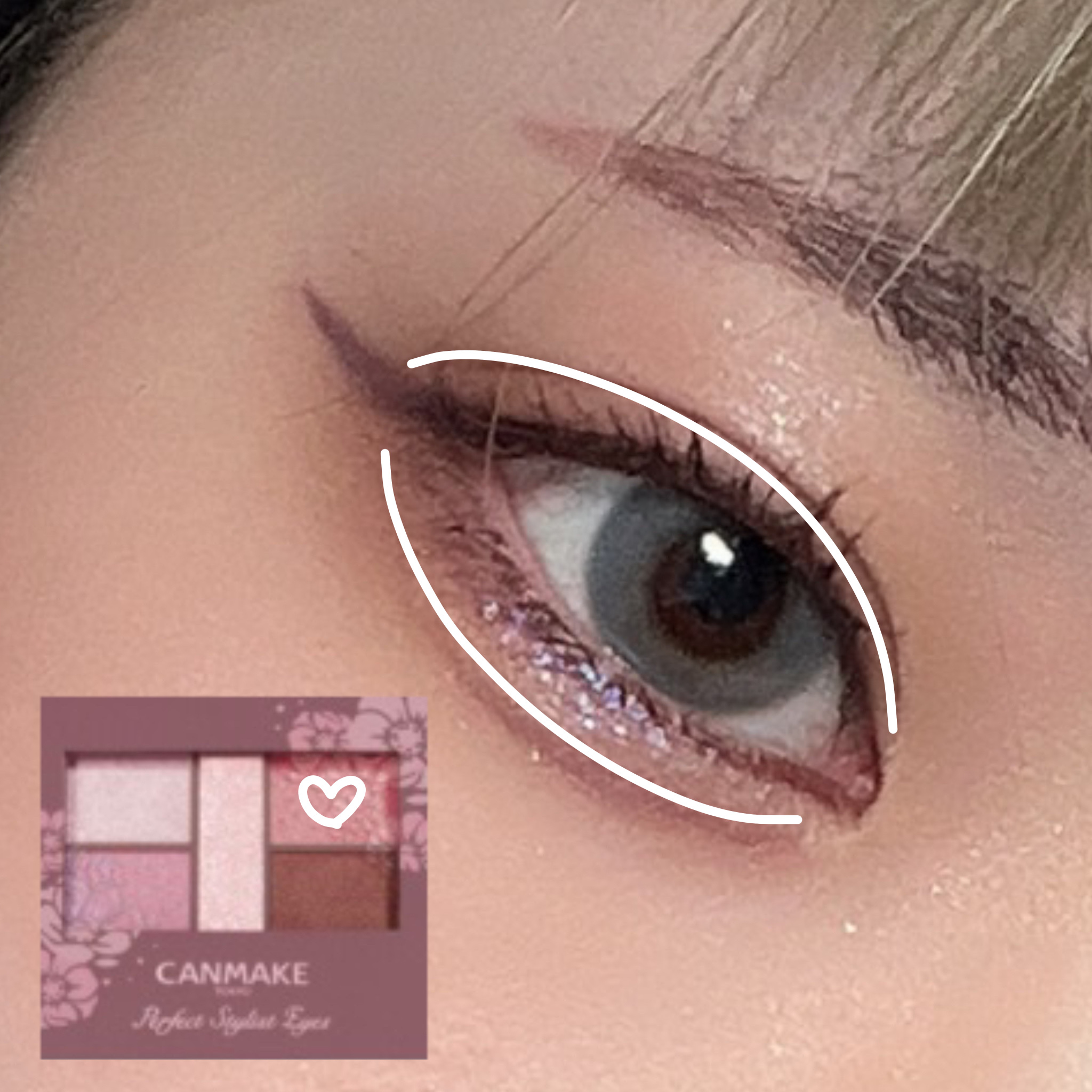 パーフェクトスタイリストアイズ/キャンメイク/アイシャドウパレットを使ったクチコミ（3枚目）