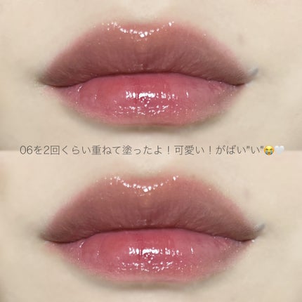 ロウグロウジェルティント/hince/リップティントを使ったクチコミ(6枚目)