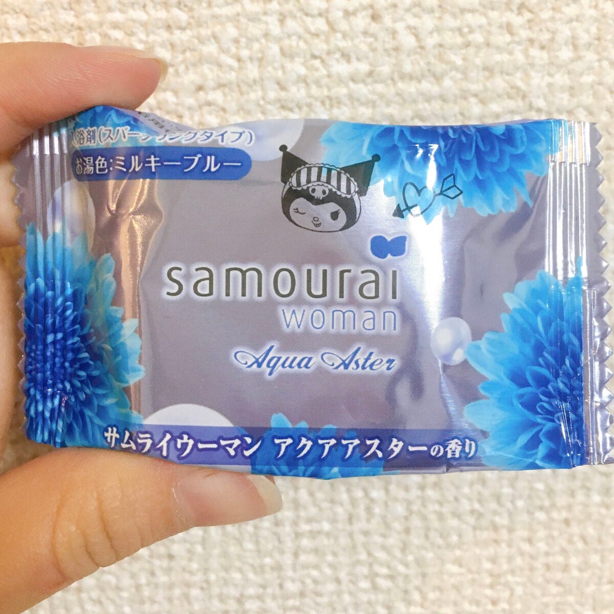 サムライウーマン スパークリングバスタブレット/サムライウーマン/炭酸系入浴剤を使ったクチコミ(4枚目)