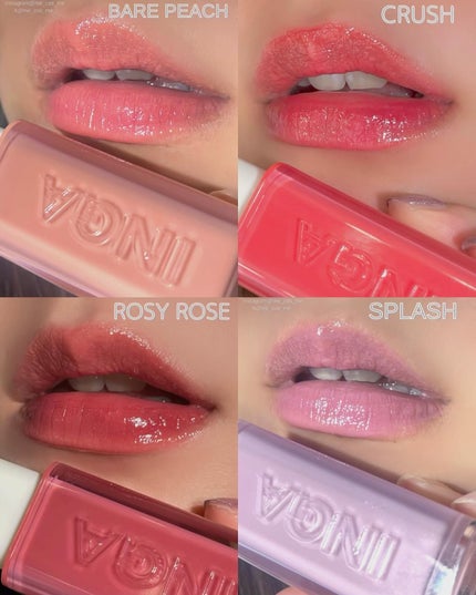 ウォーターグローリップティント/INGA/リップティントを使ったクチコミ(2枚目)