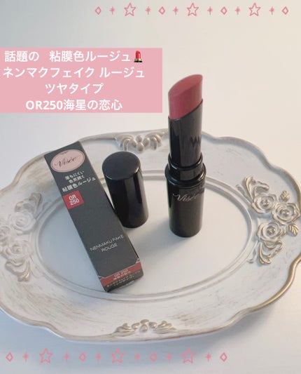 ネンマクフェイク ルージュ/Visée/口紅を使ったクチコミ(1枚目)