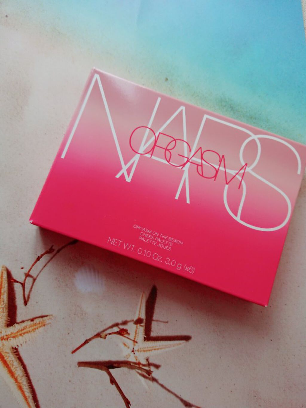 オーガズム オン ザ ビーチ チークパレット/NARS/パウダーチークを使ったクチコミ(2枚目)