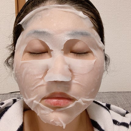 浮世絵シリーズ 歌麿ライン ローヤルゼリー+桜エッセンスマスク/MITOMO/シートマスク・パックを使ったクチコミ(4枚目)