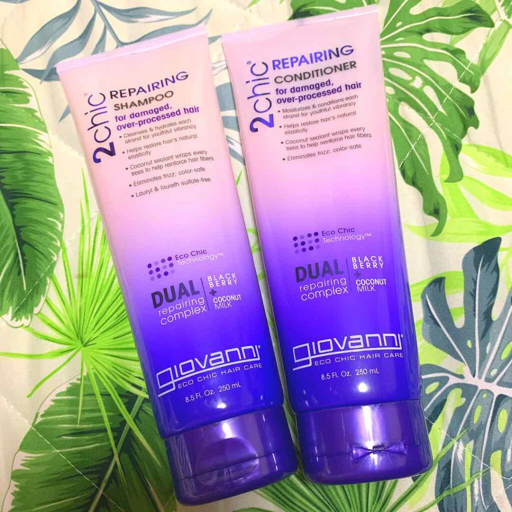 ジョヴァンニ 2chic ダメージ シャンプー/コンディショナー/giovanni/市販シャンプーを使ったクチコミ（1枚目）