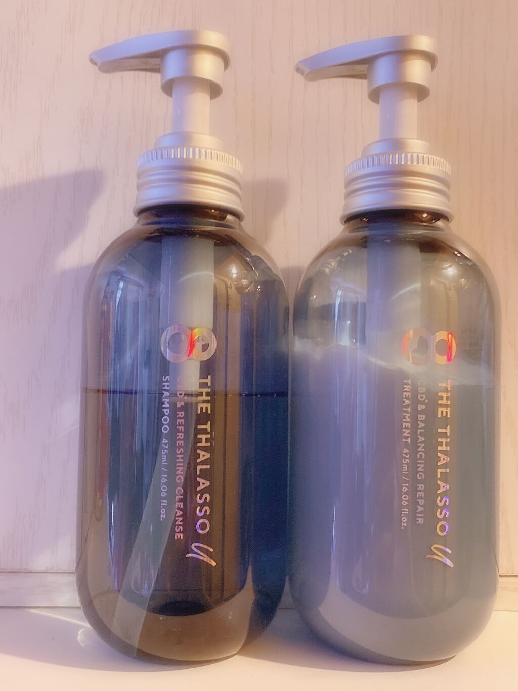 エイトザタラソ ユー CBD＆リフレッシング クレンズ 美容液シャンプー／CBD＆バランシング ダメージリペア 美容液ヘアトリートメント/エイトザタラソ/市販シャンプーを使ったクチコミ（1枚目）