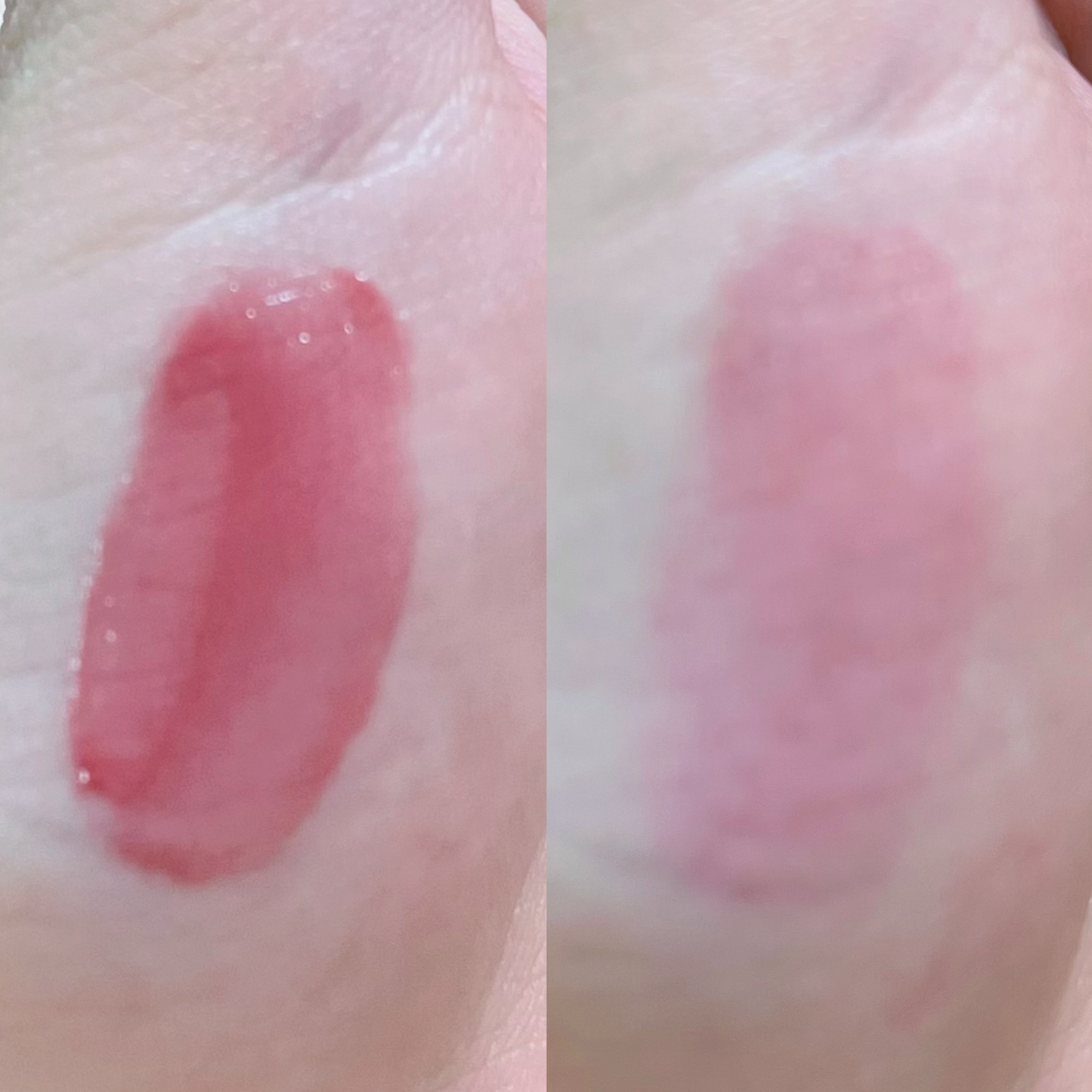 ジューシーラスティングティント/rom&nd/リップティントを使ったクチコミ（2枚目）