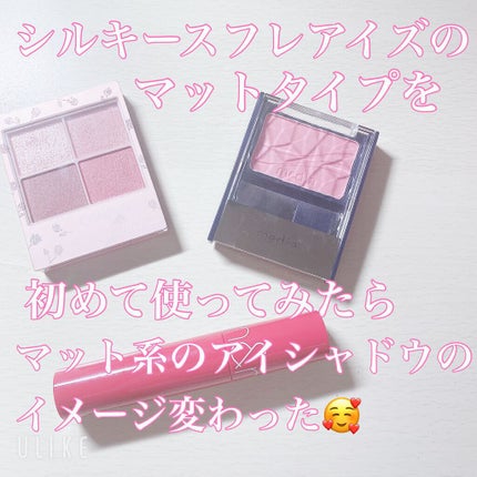 シルキースフレアイズ(マットタイプ)/キャンメイク/アイシャドウパレットを使ったクチコミ(1枚目)