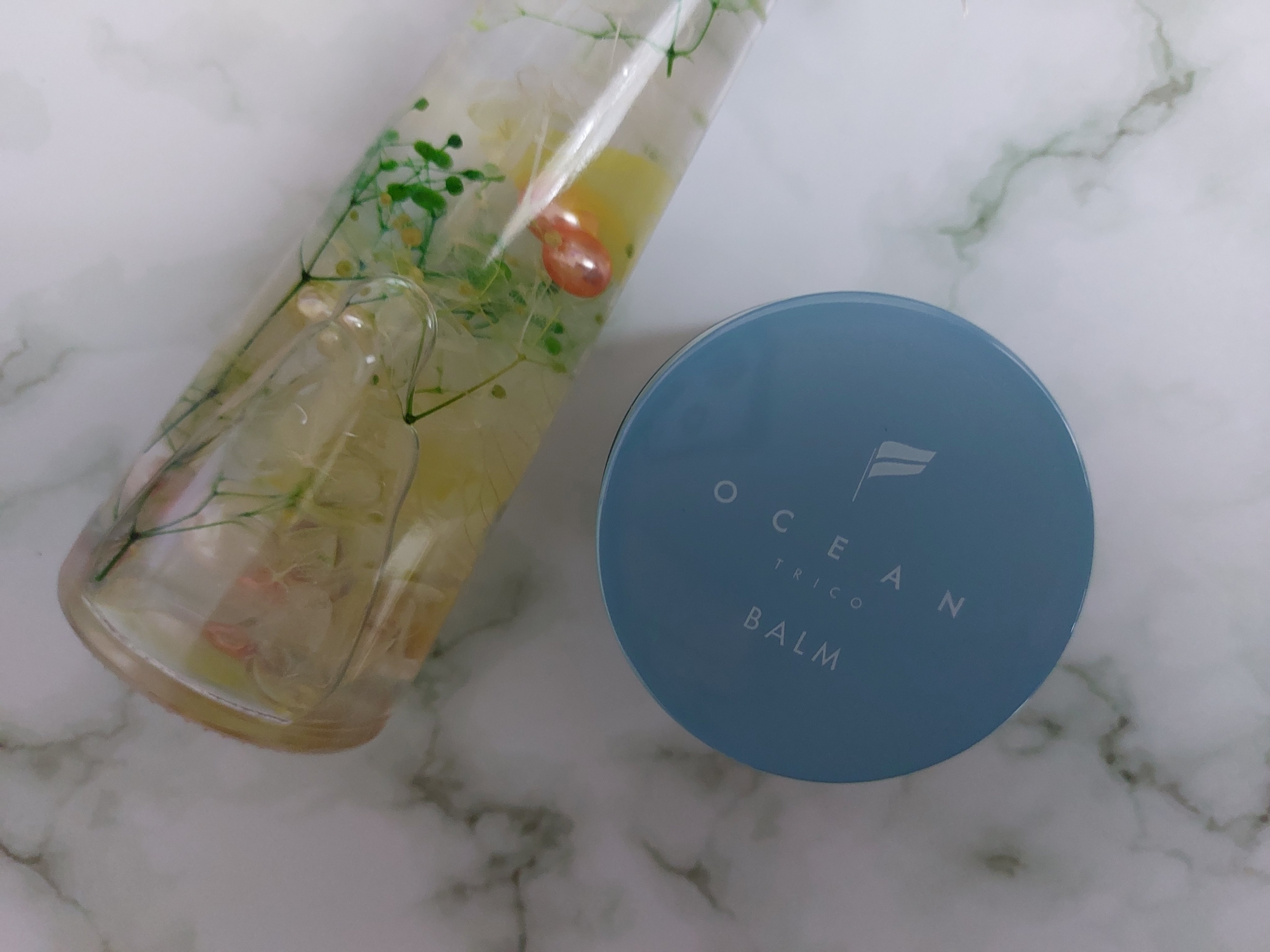 オーシャントリコ ヘアスタイリング バーム ライトブルー/OCEAN TRICO/ヘアバームを使ったクチコミ（3枚目）