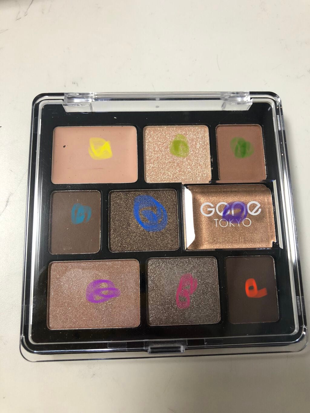 ムードアイシャドウパレット/GENE TOKYO/アイシャドウパレットを使ったクチコミ(1枚目)
