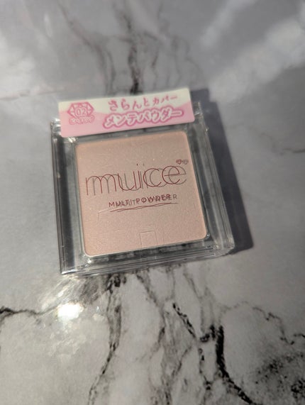 スポットメンテパウダー/muice/プレストパウダーを使ったクチコミ(2枚目)