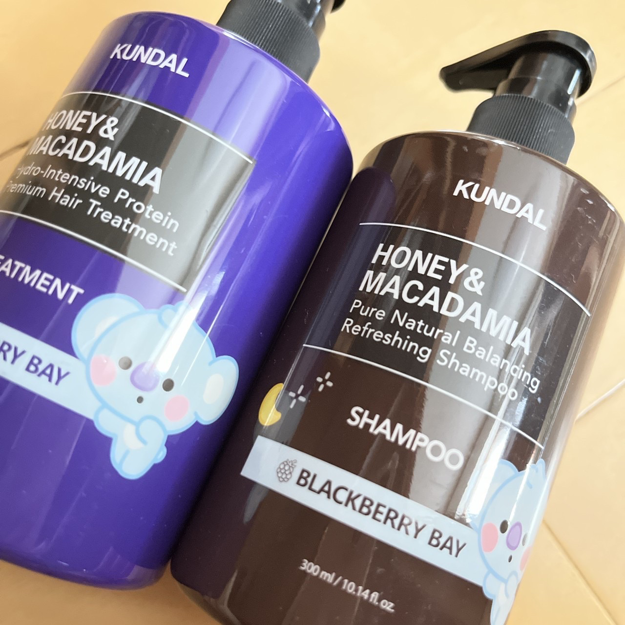 ハニー&マカデミアシャンプー／トリートメント  ブラックベリー Black berry/KUNDAL/シャンプー・コンディショナーを使ったクチコミ（1枚目）