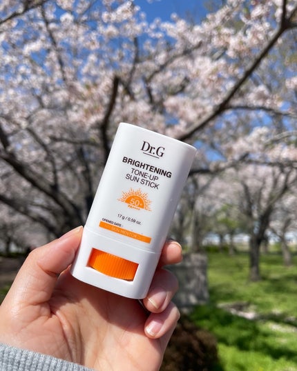 ブライトニングアップサンスティック SPF50+ PA++++/Dr.G/日焼け止めスティックを使ったクチコミ(1枚目)