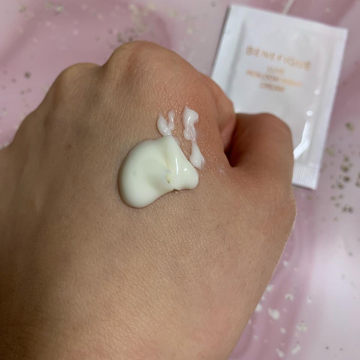 リュクス リブルームナイトクリーム/BENEFIQUE/フェイスクリームを使ったクチコミ（2枚目）