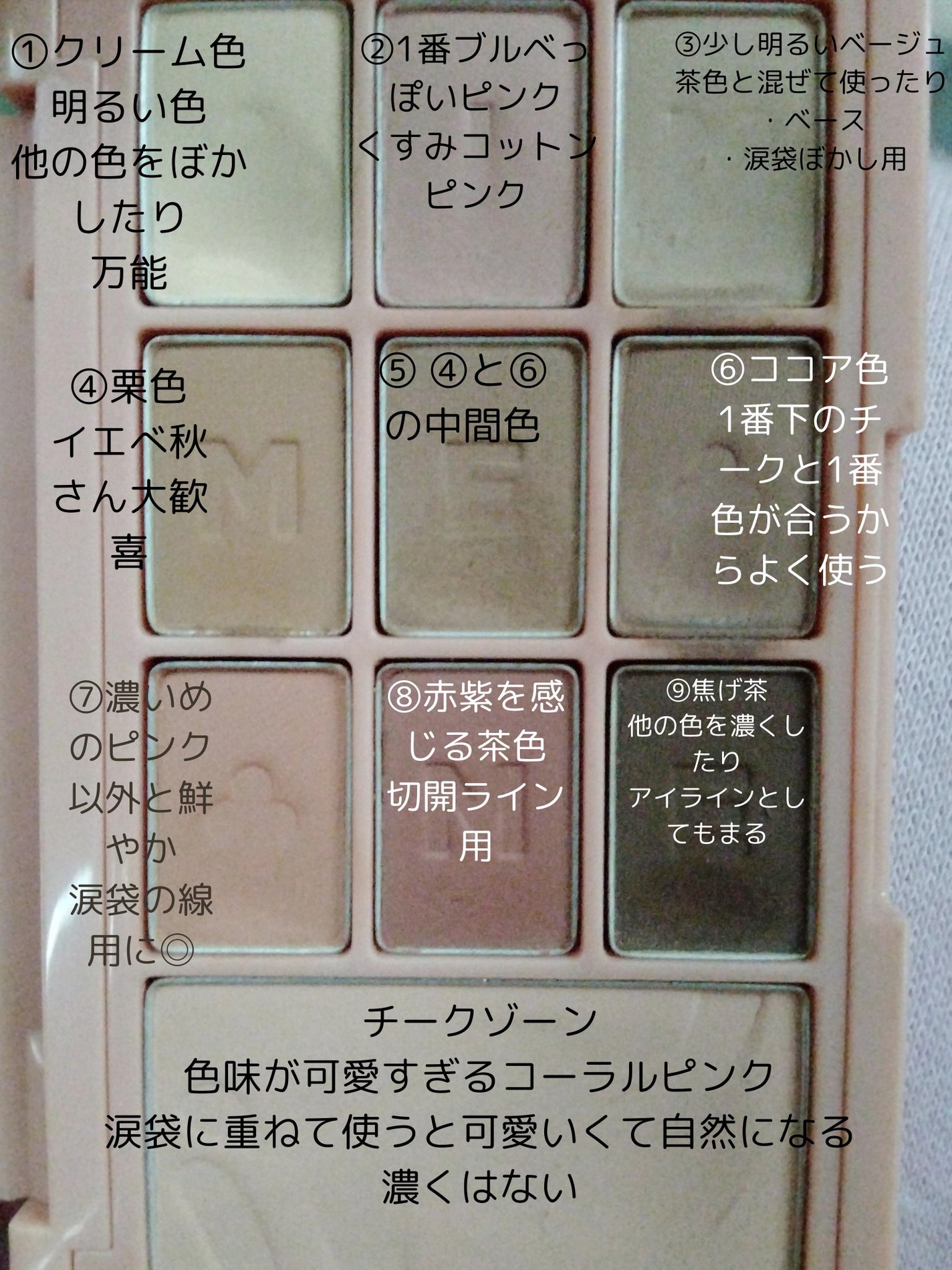 アイムヒドゥンカードパレット/i’m meme/アイシャドウパレットを使ったクチコミ(3枚目)