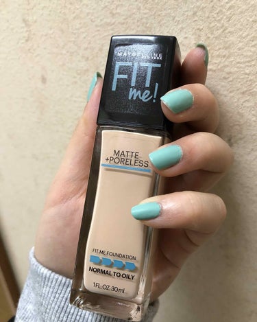 フィットミーリキッドファンデーション/MAYBELLINE NEW YORK/リキッドファンデーションを使ったクチコミ（1枚目）