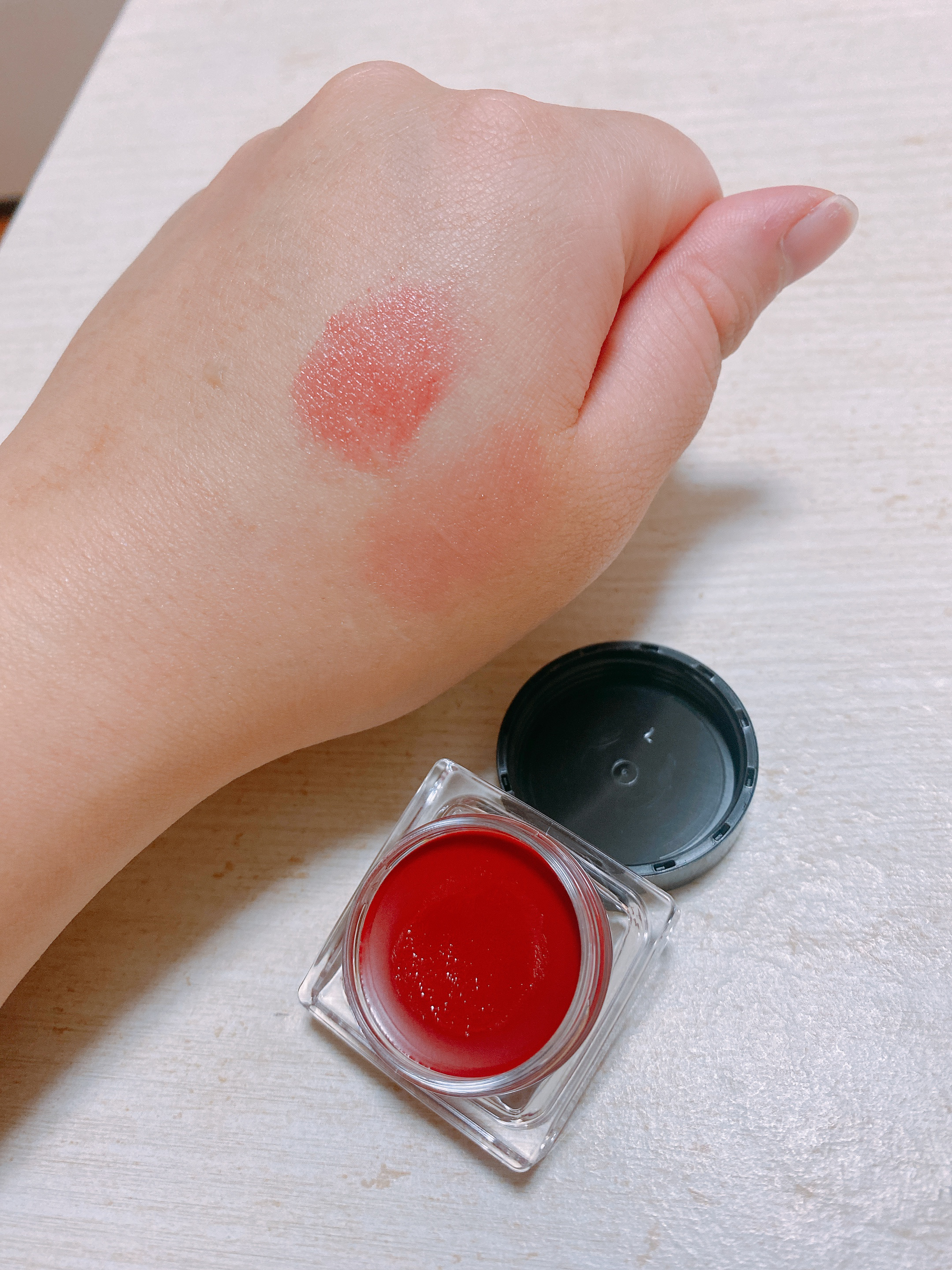 ＆be クリームチーク ラディーレッド/＆be/ジェル・クリームチークを使ったクチコミ（3枚目）