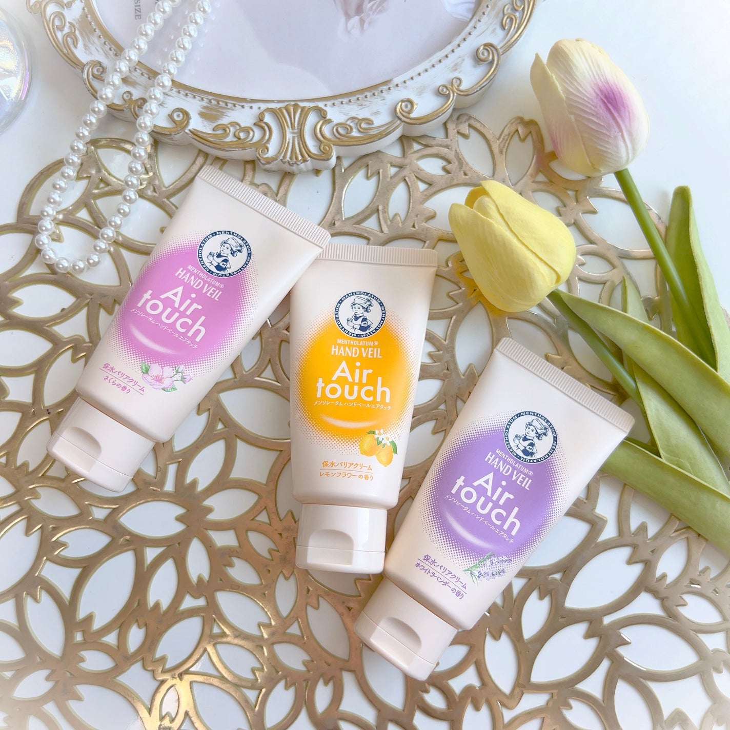 ハンドベールエアタッチ レモンフラワーの香り/メンソレータム/ハンドクリームを使ったクチコミ(7枚目)