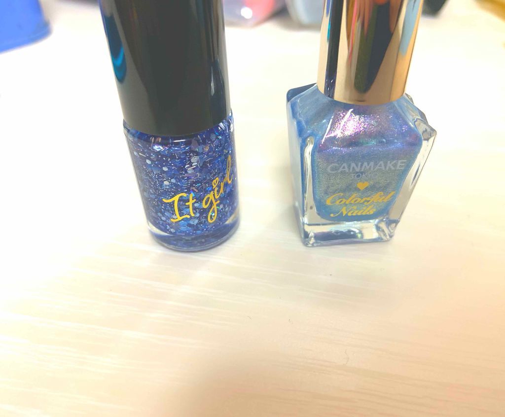 ITGグリッターネイル/DAISO/マニキュアを使ったクチコミ（2枚目）