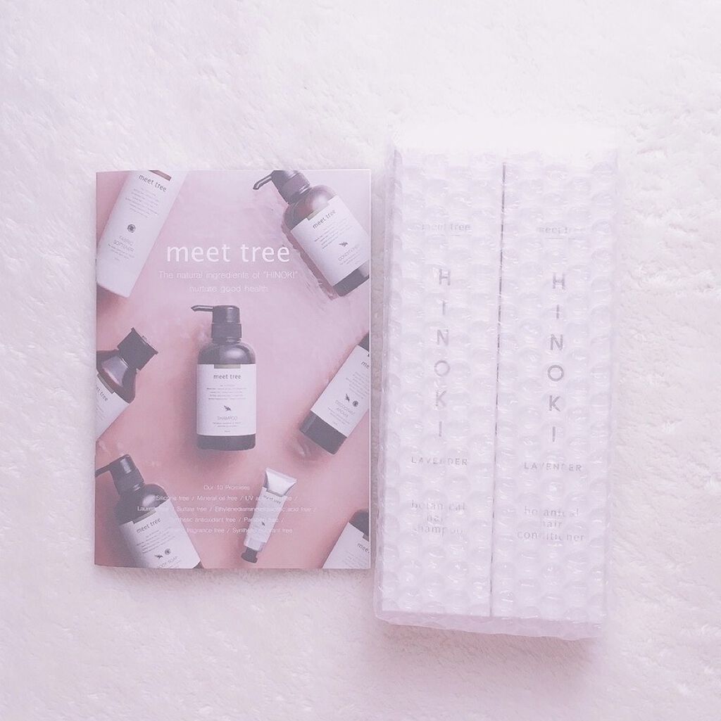 HINOKI×LAVENDERシャンプー・コンディショナー/meet tree/市販シャンプーを使ったクチコミ（1枚目）