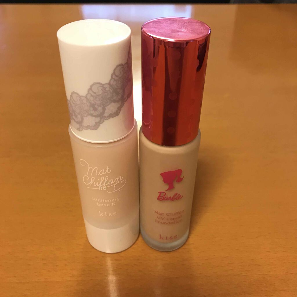 マットシフォン UVリキッドファンデ/KiSS/リキッドファンデーションを使ったクチコミ（1枚目）