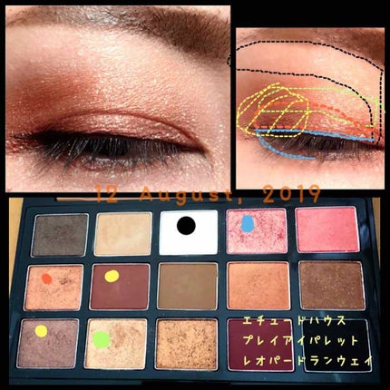 プレイカラーアイパレット レオパードランウェイ/ETUDE/アイシャドウパレットを使ったクチコミ(1枚目)