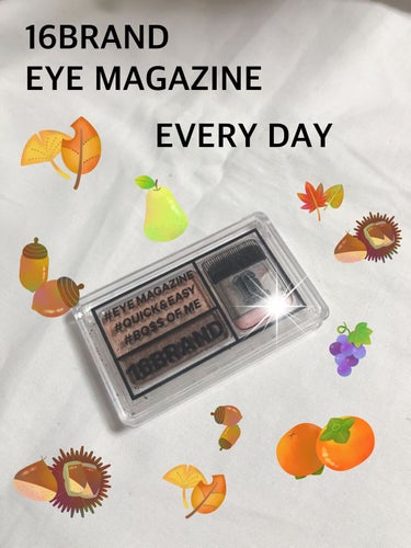 16 EYE MAGAZINE/16BRAND/パウダーアイシャドウを使ったクチコミ（1枚目）