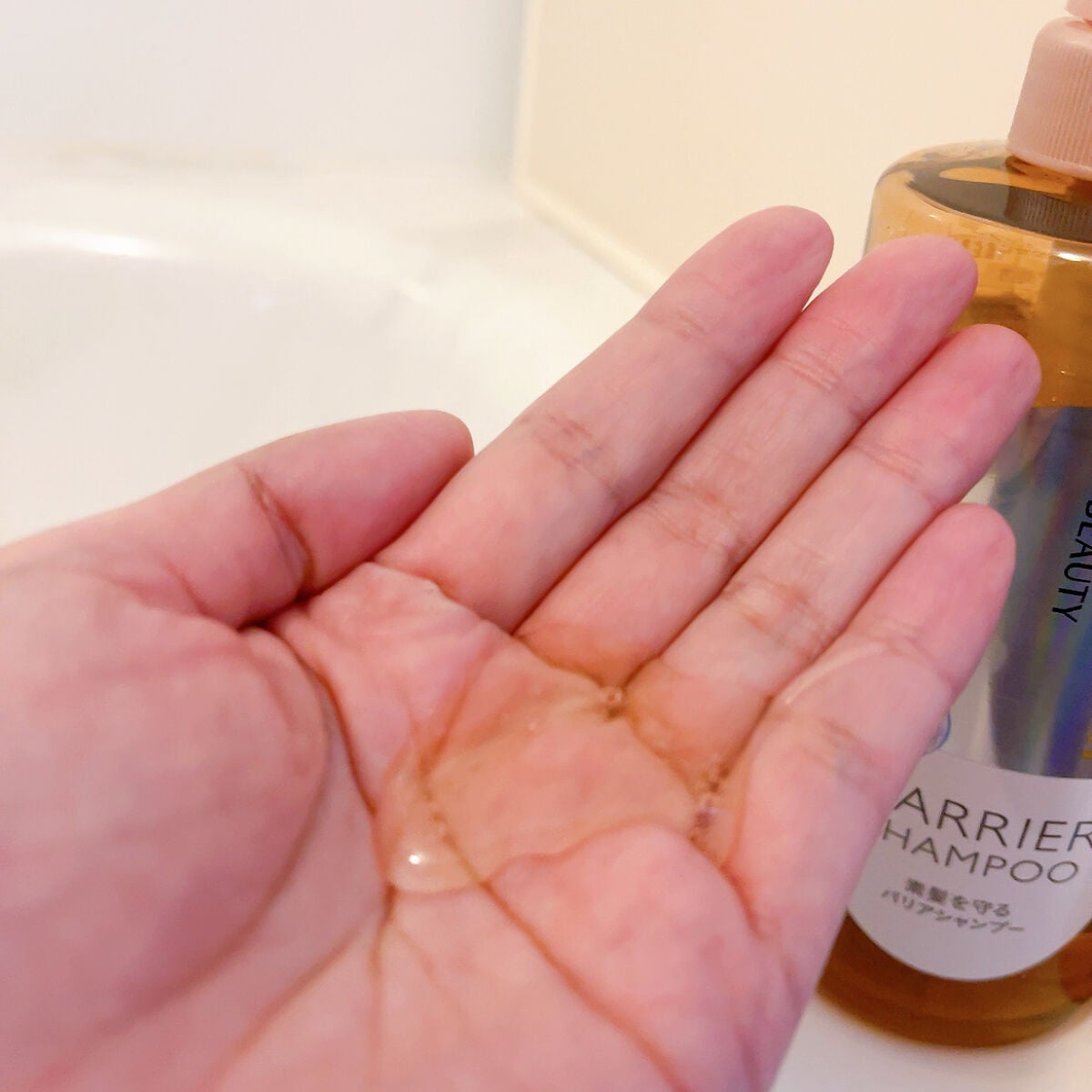 ザビューティ 髪のキメ美容素髪を守る バリアシャンプー/コンディショナー/エッセンシャル/シャンプー・コンディショナーを使ったクチコミ(2枚目)