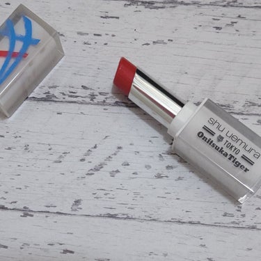 ルージュ アンリミテッド ラッカーシャイン フレーム チェーサー(限定)/shu uemura/口紅を使ったクチコミ（1枚目）