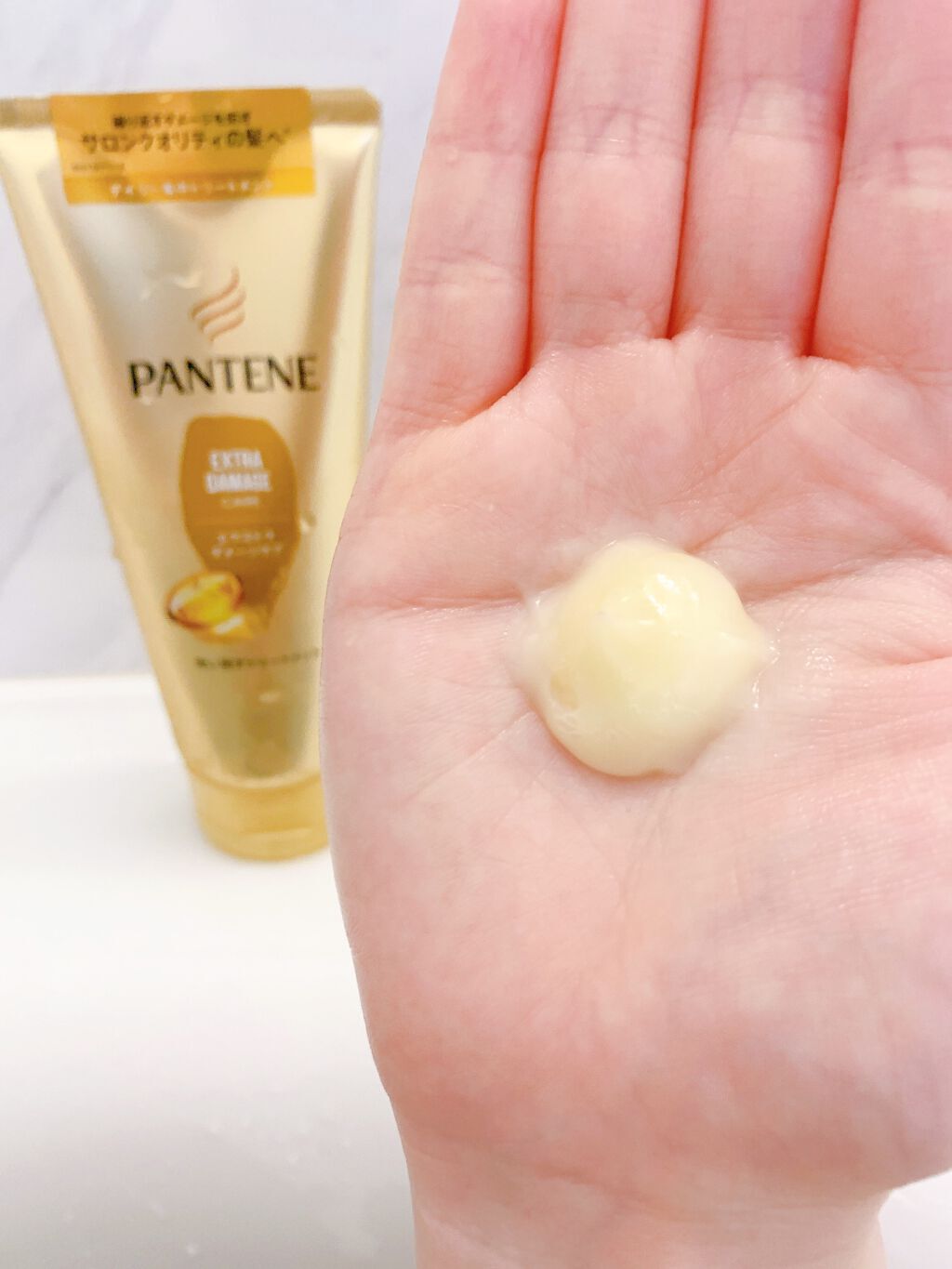 エクストラダメージケア デイリー補修トリートメント/パンテーン/洗い流すヘアトリートメントを使ったクチコミ(3枚目)