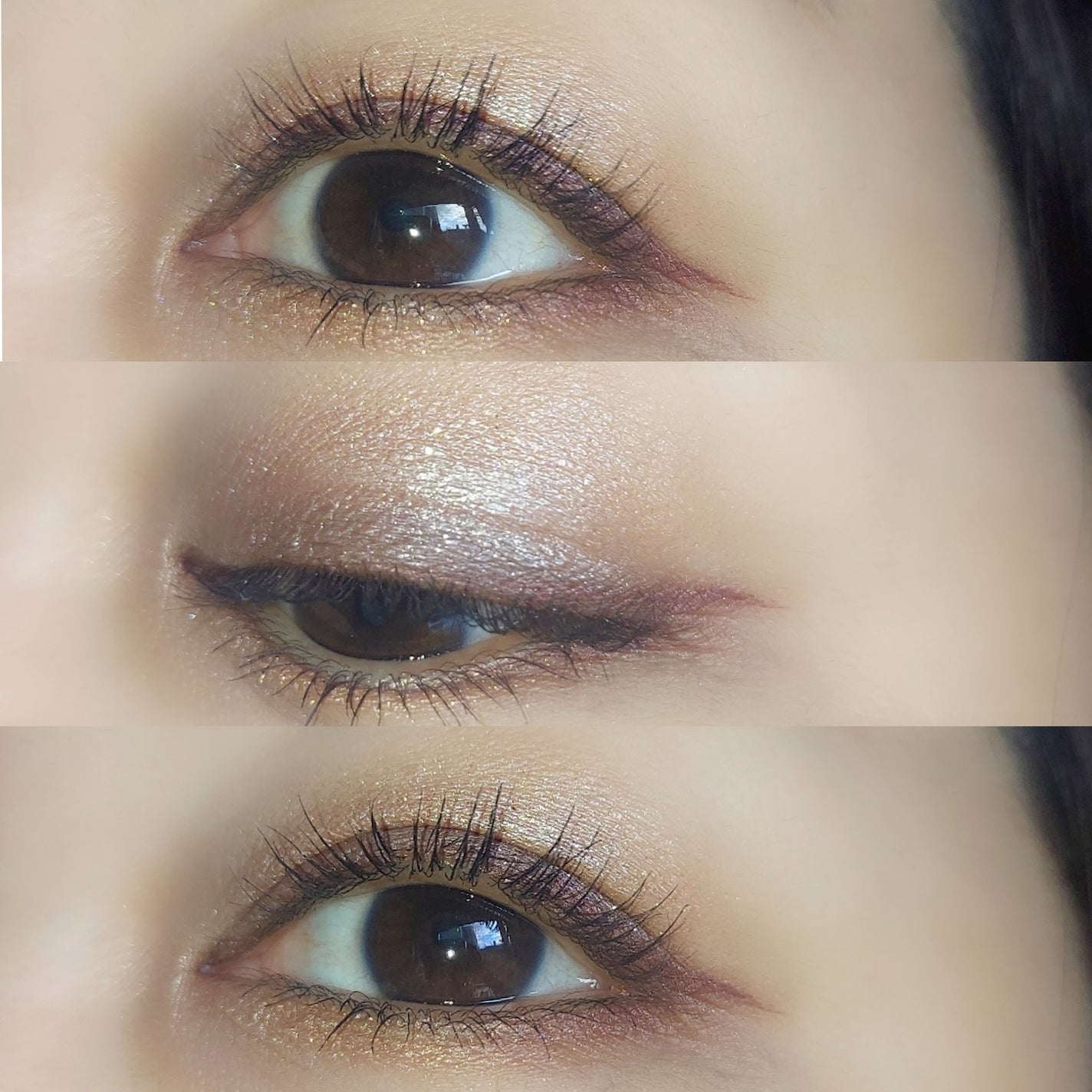 クリーミータッチライナー/キャンメイク/ジェルアイライナーを使ったクチコミ(3枚目)