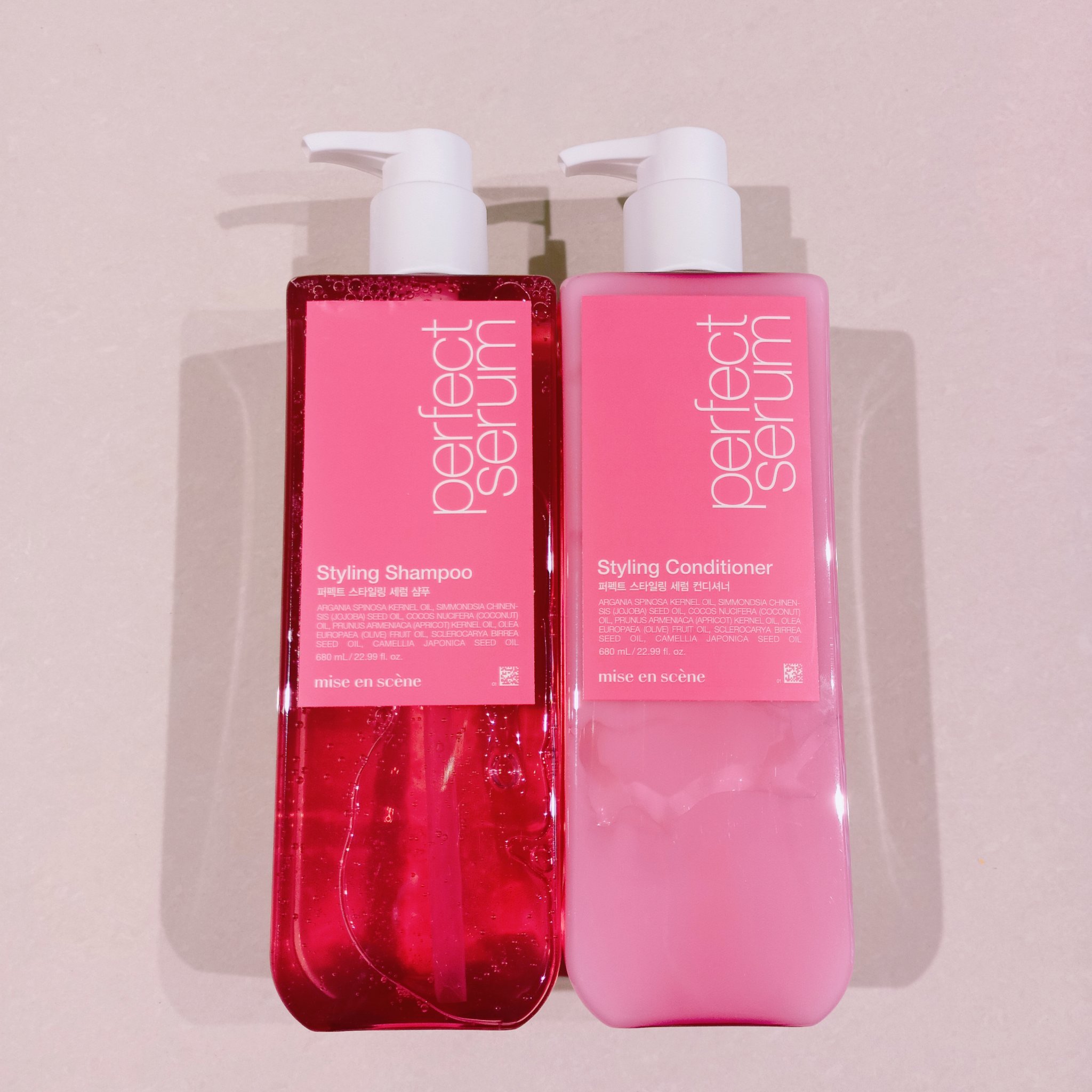 miseenscene パーフェクトセラム スタイリングシャンプーのクチコミ「mise en scene ミジャンセン
perfect serum styling sham.....」（1枚目）